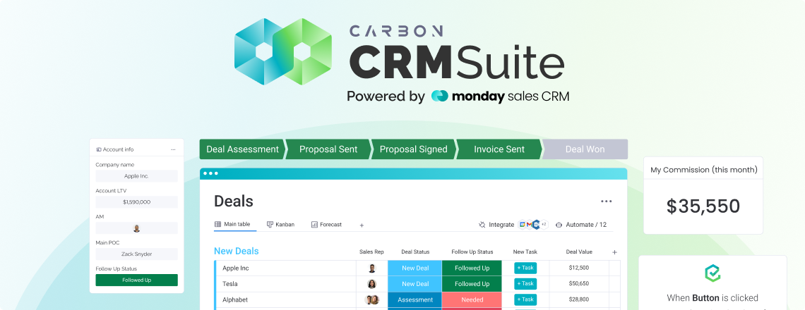 CarbonCRM Suite Demo